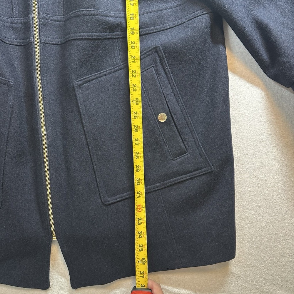 Michael Kors Women's Wool Blend Navy Jacket 2XL Plus Size Coat Classic - Picture 13 of 16